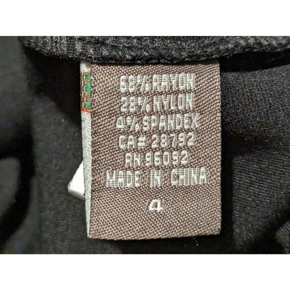 Kenar cap sleeve square neck stretch sheath career black dress size 4 - Picture 6 of 7